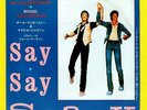 Paul McCartney Michael Jackson Japan 45 Odeon EPS-17401 Say Say Say W/Pic Sleeve