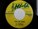 El Capris - Girl Of Mine  MINT   1960 ORIGINAL  STAMPED MATRIX
