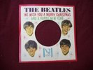 THE BEATLES 45 SLEEVE ONLY on VJ WE WISH YOU A MERRY CHRISTMAS & HAPPY NEW YEAR