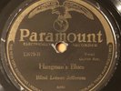 PRE-WAR BLUES  BLIND LEMON JEFFERSON Lockstep Blues / Hangman's Blues PARAMOUNT