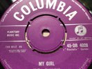 Frankie Lymon - My Girl / So Goes My Love - (Superb Original Columbia Issue)