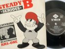 80s Rap - STEADY B - Serious - 1988 UK JIVE VG+ Pic Slv