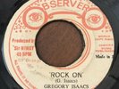 GREGORY ISAACS - ROCK ON - OBSERVER  rare roots  LISTEN