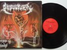 Sepultura	Morbid Visions	Shark 004	German 1st press LP red shark labels (KR60)
