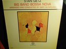Stan Getz Big Band Bossa Nova 1962 Verve LP Record Album 100 % Play Tested