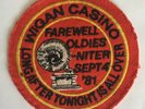 WIGAN CASINO ORIGINAL NORTHERN SOUL PATCH / BADGE   FAREWELL OLDIES  NITER 1981