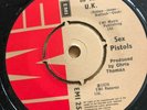Sex Pistols Anarchy In The UK Double A Side Label Misprint Mint Unplayed