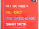 Curzon Szell GRIEG FRANCK LITOLFF	LP  Stereo	Decca STEREO SXL 2173