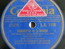 Lipatti+Karajan. Schumann (Piano concerto). Col LX 1110-3 (4). NM-