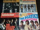 4 Musikbox Singles -   THE BEATLES  /  THE ROLLING STONES -