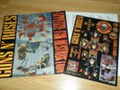 GUNS N ROSES- APPETITE FOR DESTRUCTION ORIG LP + STICKER SET HEAVY METAL EX/EX