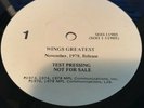 WINGS Paul McCartney Greatest Test Pressing Rare BEATLES Capitol Mpl 1978
