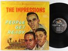 Impressions - People Get Ready LP - ABC-Paramount VG++
