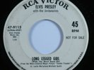 Rock & Roll 45 ELVIS PRESLEY Long Legged Girl RCA VICTOR promo HEAR