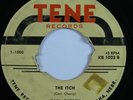 Rockabilly 45 CARL CHERRY The Itch TENE HEAR