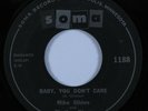 Rockabilly 45 MIKE GLIDEN Baby, You Don't Care SOMA HEAR