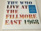 The Who ?– Live At The Fillmore East 1968 LP  3 X Vinyl  LP 2018 Album Deluxe