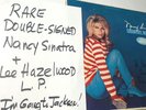 RARE DOUBLE SIGNED Nancy Sinatra Country My Way/ Lee Hazelwood LP Record Vinyl