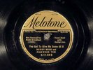 78 RPM -- Buddy Moss & Pinewood Tom (2 guitars) Melotone 5-11-59, E-V+/E- Blues