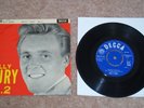 BILLY FURY - No.2 EP Red Sleeve VINYL 7