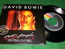 DAVID BOWIE - CAT PEOPLE 7/45 **PROMO SLEEVE** PORTUGAL RARE PORTUGUESE