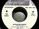THE KINKS WATERLOO SUNSET RARE ORIG '67 REPRISE MONO WHITE LABEL PROMO 7