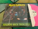 2 LP UK 1987   Iron Maiden ?– Maidens Back From Hell Etichetta: Jump Records