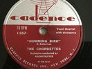 78 RPM Chordettes HUMMING BIRD / I TOLD A LIE Cadence 1267 50's Jukebox Record
