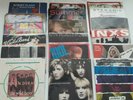 Vintage 1980's 45 RPM's & Picture Sleeve: INXS, Idol, Duran, D Summer, Geils, U2
