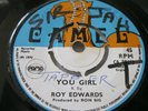 Roy Edwards / Slim Smith & Roy Shirley ?– You Girl  7' CAMEL  1970  BUNNY LEE