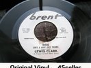 LEWIS CLARK promo 'Dog' in-demand 100mph ORIGINAL Northern Soul 45