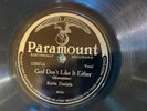 Paramount 12567 Katie Daniels GOD DON'T LIKE IT I DON'T EITHER   1927 E  78 rpm