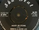 DERRICK & NAOMI   Heart Of Stone / Let Me Go , SKA BEAT JB 185 BABA BROOKS EX+
