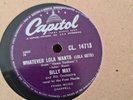 Billy May Whatever Lola Wants.mad About The Boy 78rpm capitol cl 14713
