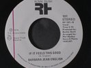 BARBARA JEAN ENGLISH:  If It Feels This Good / If This Ain't Love 45 (70s Moder