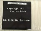 Rage Against the Machine, Killing in the Name, White Vinyl 12