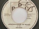 JAH SON African Book of Rules BPI 45 Roots Reggae Dub HEAR