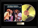 BEE GEES LIVE ALBUM FRAMED LP WHITE GOLD PLATINUM TONE RECORD LP NON RIAA