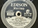 Edison Electric Diamond Disc 52128 My Blue Heaven Friedman Orch Vaughn De Leath
