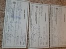 Laura Branigan 3 Checks signed