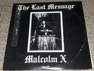 THE LAST MESSAGE MALCOLM X Original 1st Stereo Pressing Vinyl MX 101 record 2lp