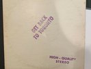 The Beatles Get Back to Toronto - RARE Boot Vinyl 2 LPs