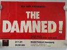 THE DAMNED - ORIGINAL POSTER - 27.01.1981 Hamburg + 84 cm + 59 cm