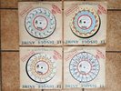 ENSEMBLE DE 4 DISQUES POUR ENFANTS 78 RPM TEDDY LE DISQUE ANIMÉ