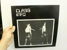 RARE ORIGINAL CLASS INFO INSIDE LP VINYL GRAIL SYNTH POP CANADA RECORD
