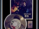 PRINCE LET'S GO CRAZY GOLD METALIZED RECORD RARE 45 PM  & SLEEVE NON RIAA AWARD