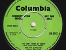 DAVE CLARK FIVE You Don't Want My Lovin *M-* UK demo 45 fuzzed mod garage HEAR