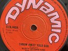BUSTY BROWN Throw Away Your Gun TWINKLE BROS Sad Song DYNAMIC DYN443 1972 EX+