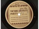 RCA 33-1/3rpm Record DL-5 join the Victor Artists' Party / victor music festival