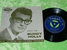 BUDDY HOLLY & THE CRICKETS : Rave on EP -Orig 1958 UK tri centre 7